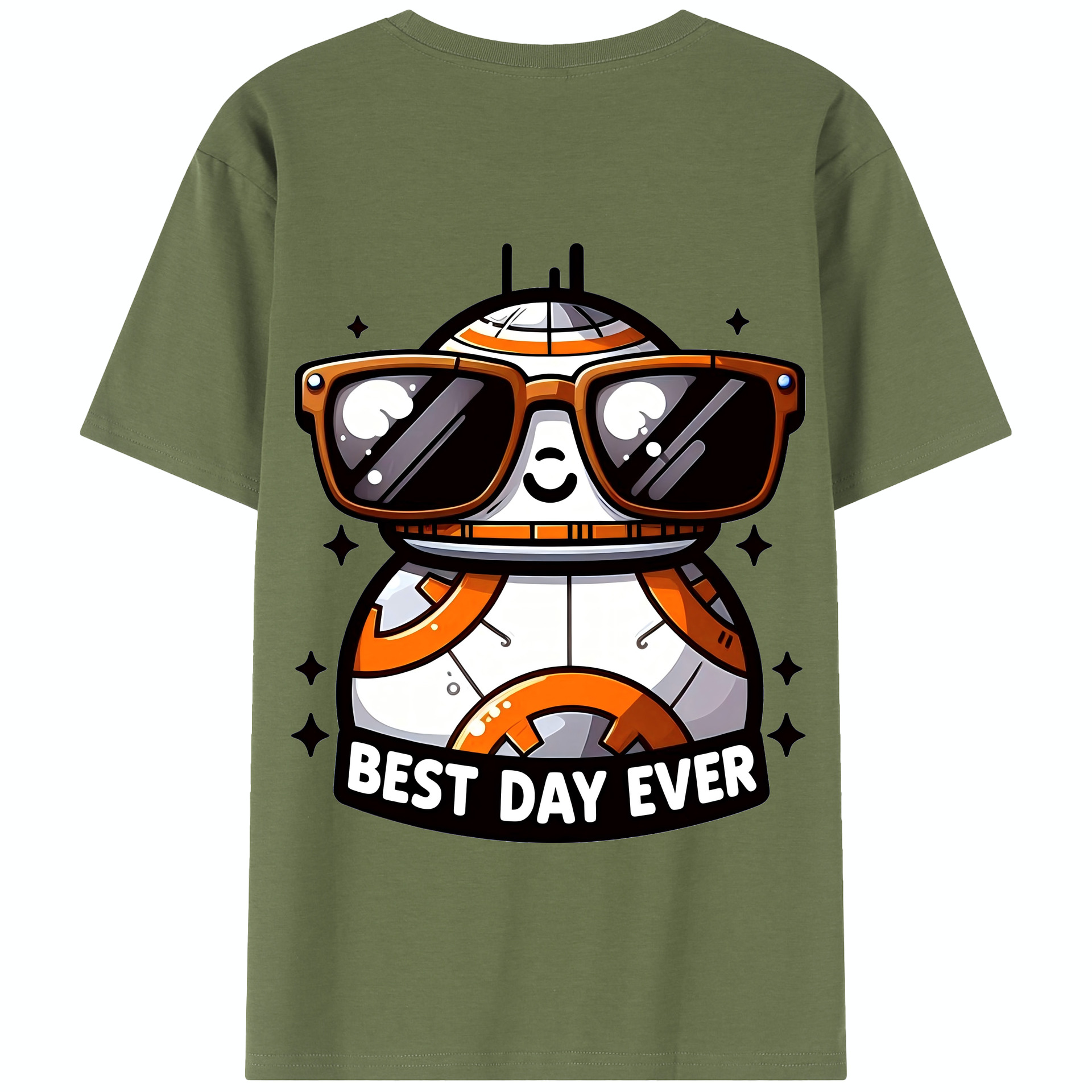 （画像用） スター・ウォーズ Star Wars 綿100％半袖Tシャツ（背面プリント）